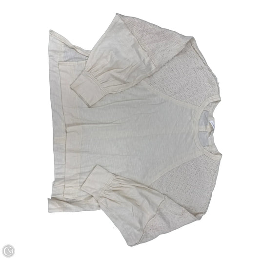 Top Long Sleeve By Altard State In Ivory, Size: Xs