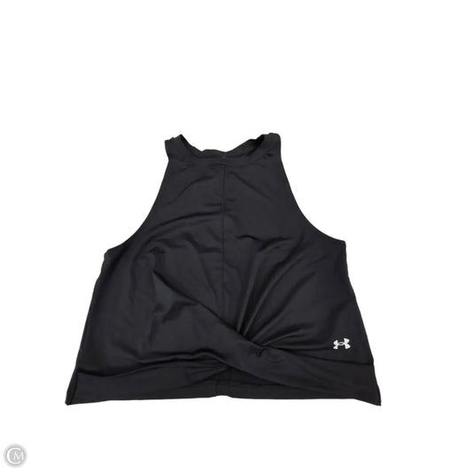 Athletic Tank Top By Under Armour In Black, Size: M