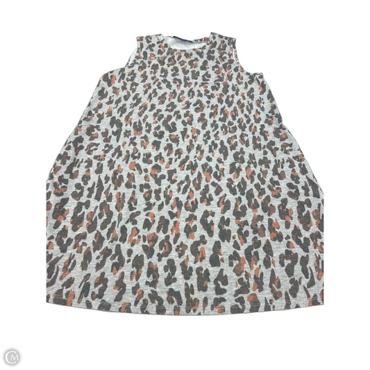 Dress Casual Short By Apt 9 In Animal Print, Size: L