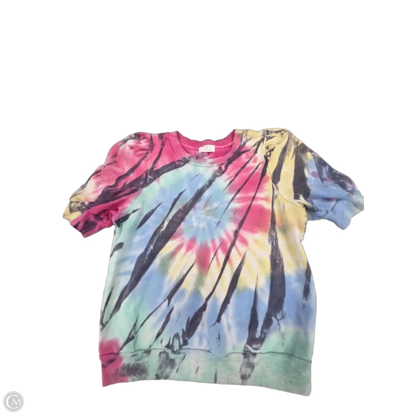 Top Short Sleeve By T.la In Tie Dye Print, Size: S