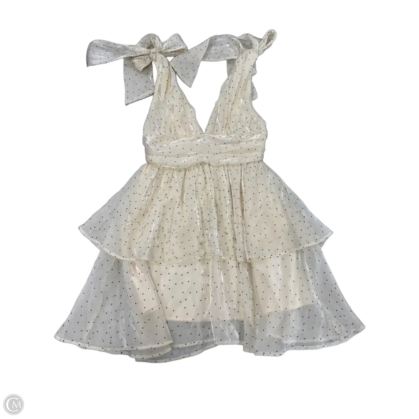 Dress Casual Short By En Saison In Ivory, Size: S