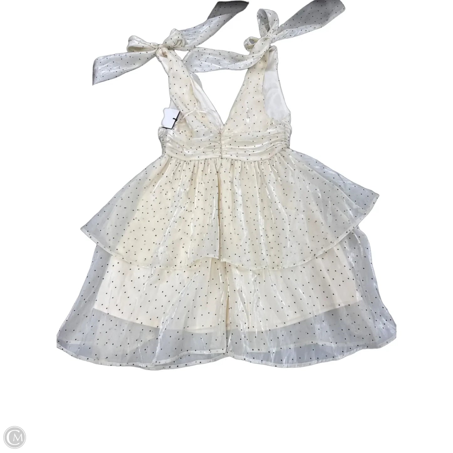 Dress Casual Short By En Saison In Ivory, Size: S
