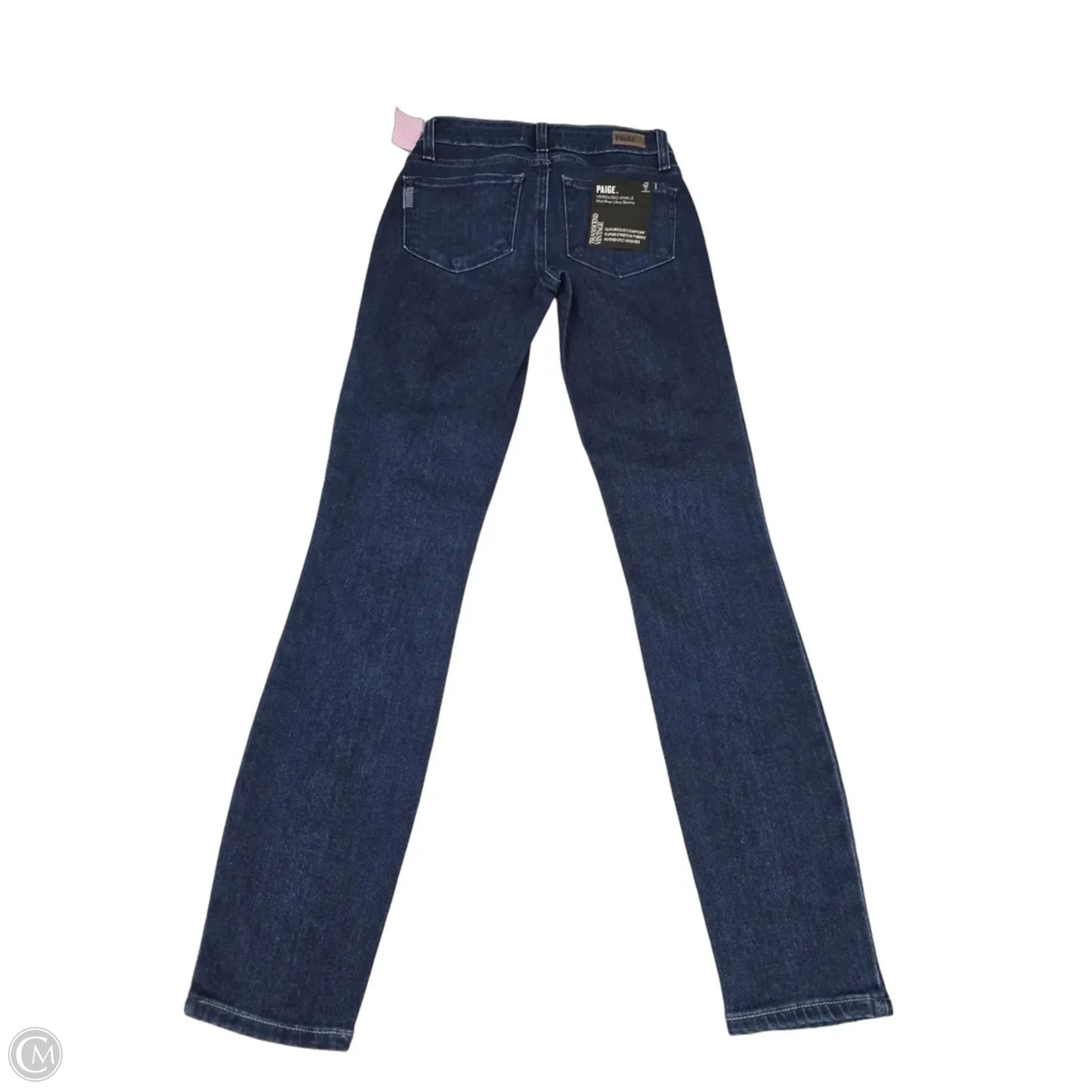 Jeans Skinny By Paige In Blue Denim, Size: 00