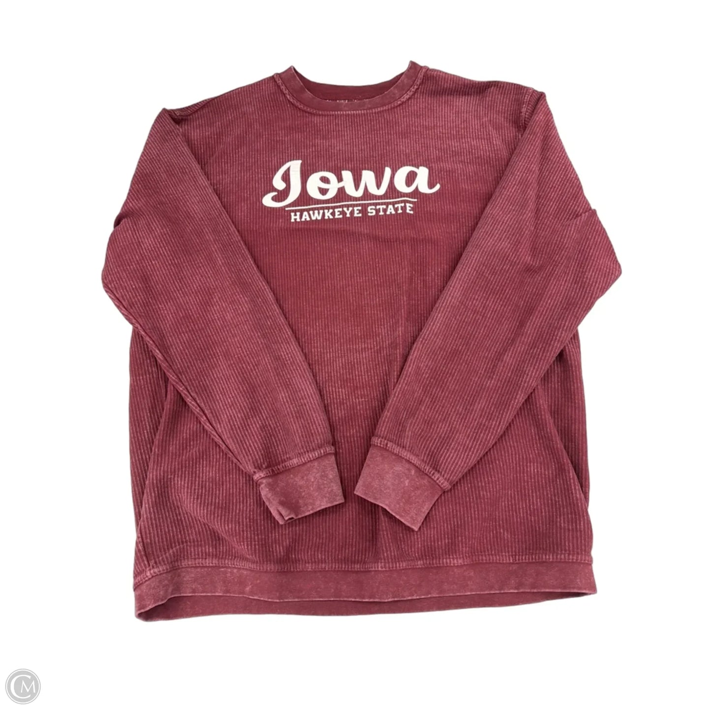 Top Long Sleeve By Cmc In Red, Size: Xl
