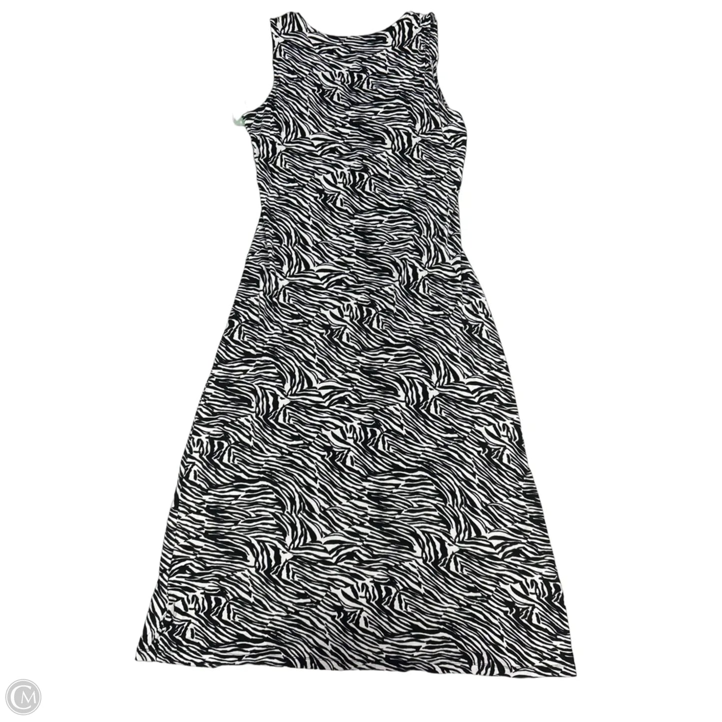 Dress Casual Maxi By Dana Buchman In Zebra Print, Size: L