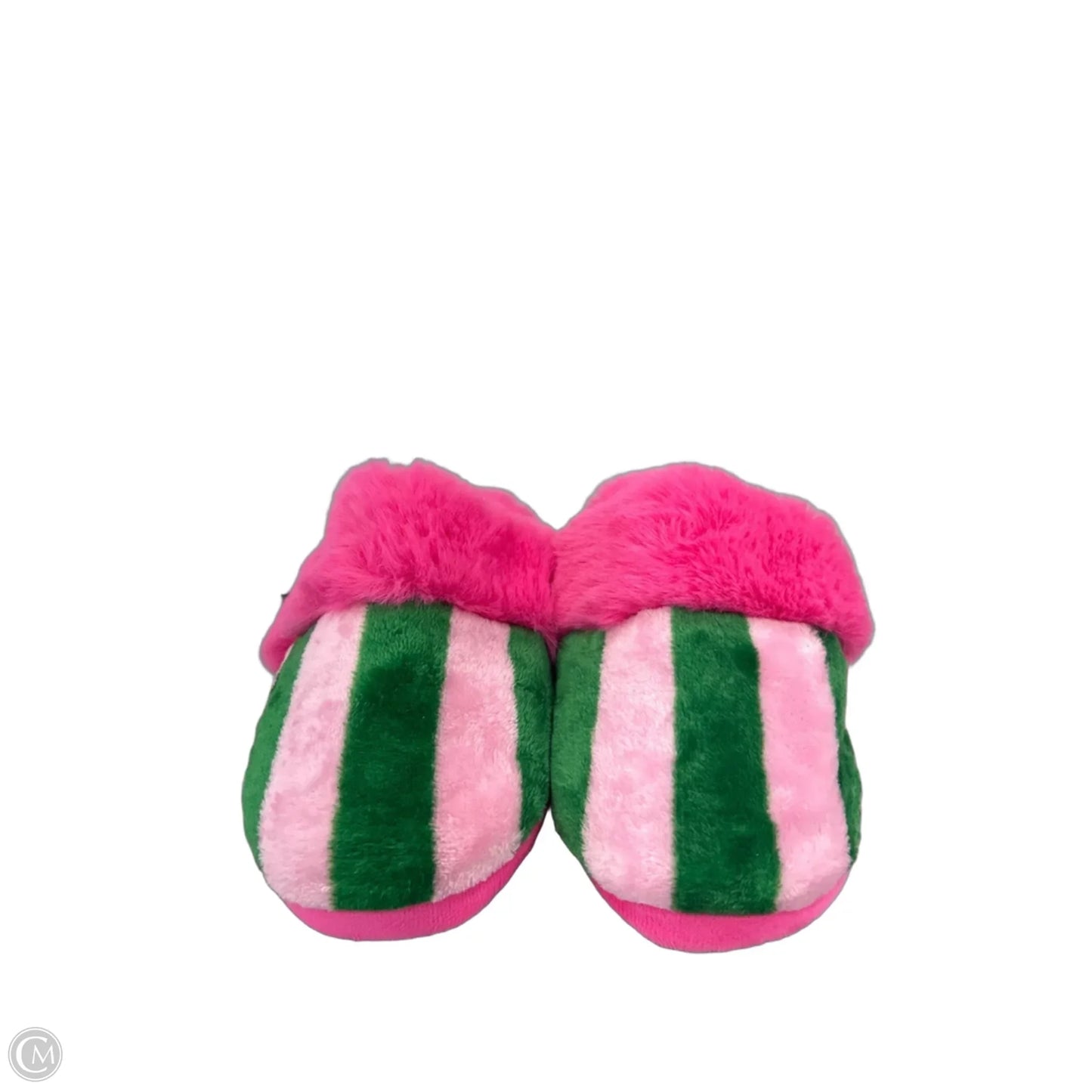 Slippers By Shiraleah In Green & Pink, Size: 9.5