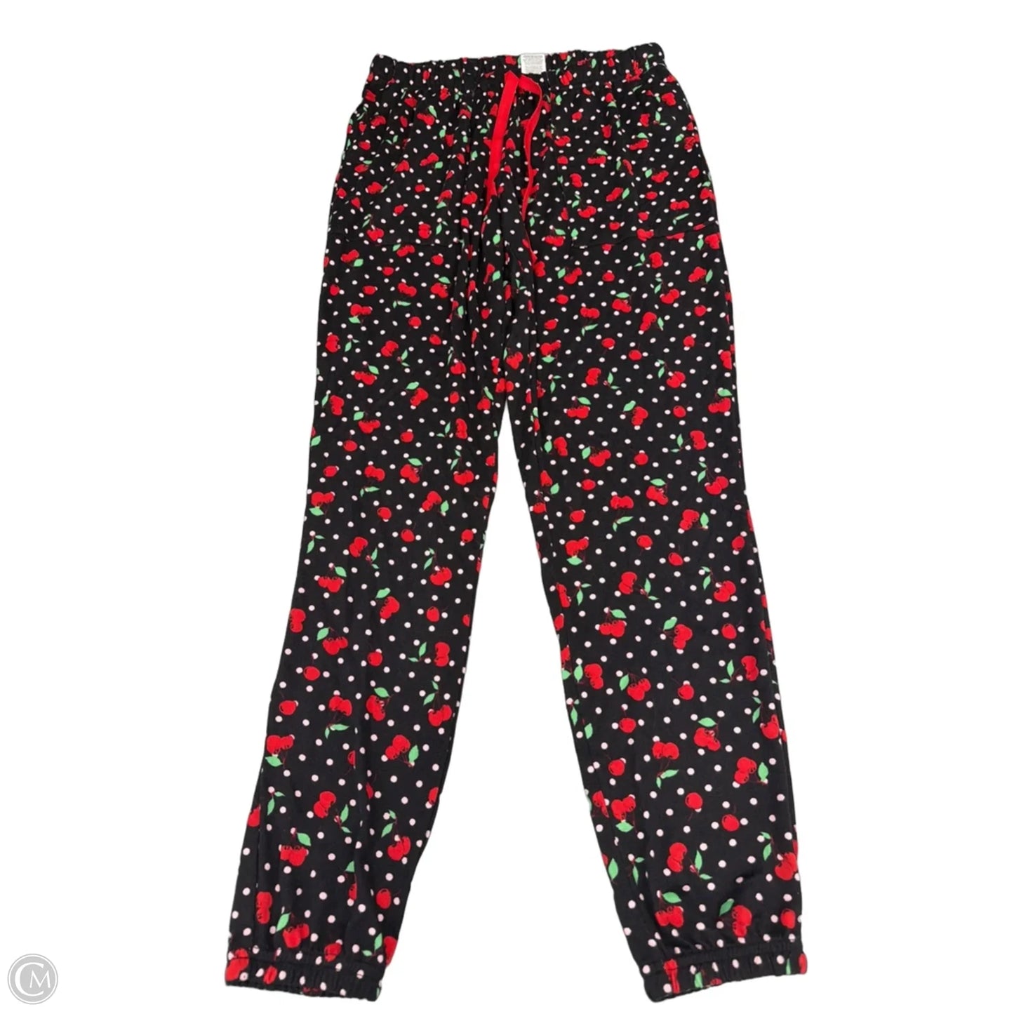 Pants Lounge By Joyspun In Black & Red, Size: Xs