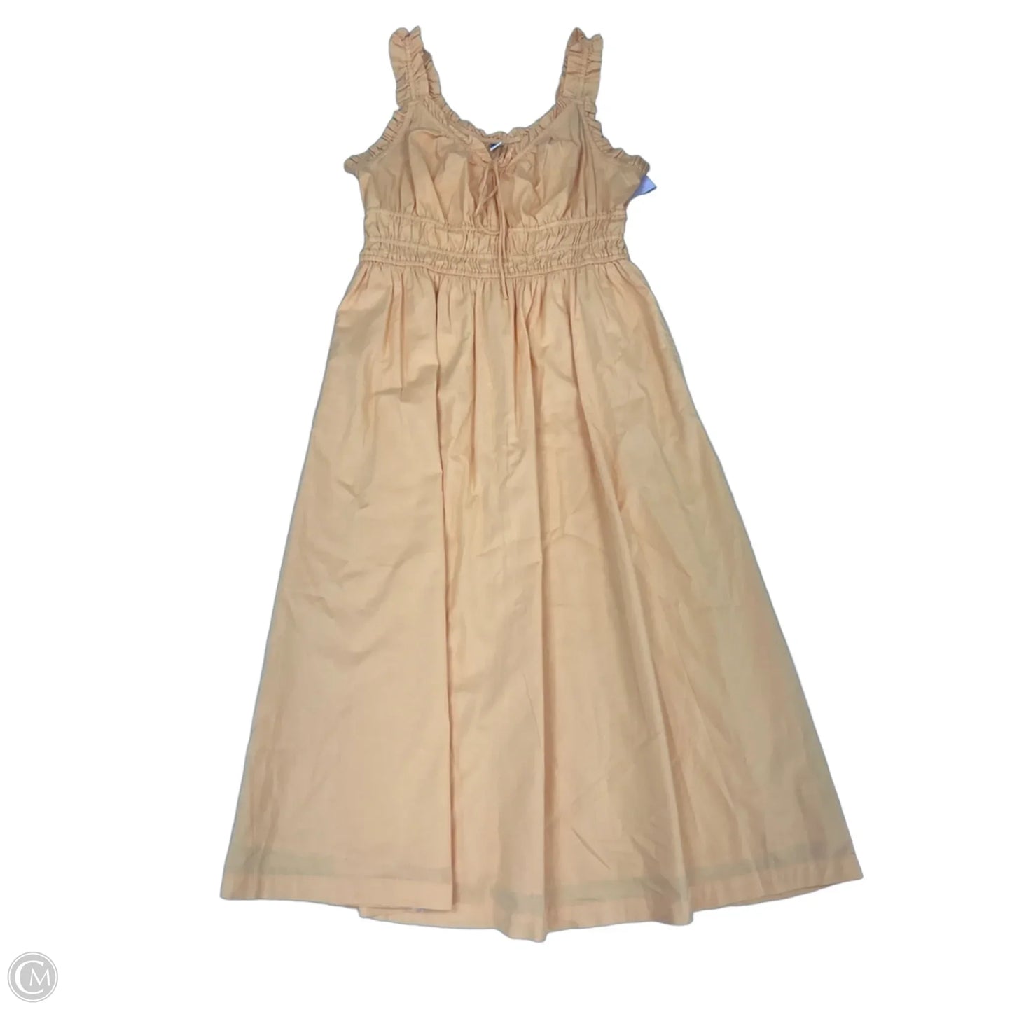 Dress Casual Midi By Old Navy In Orange, Size: M