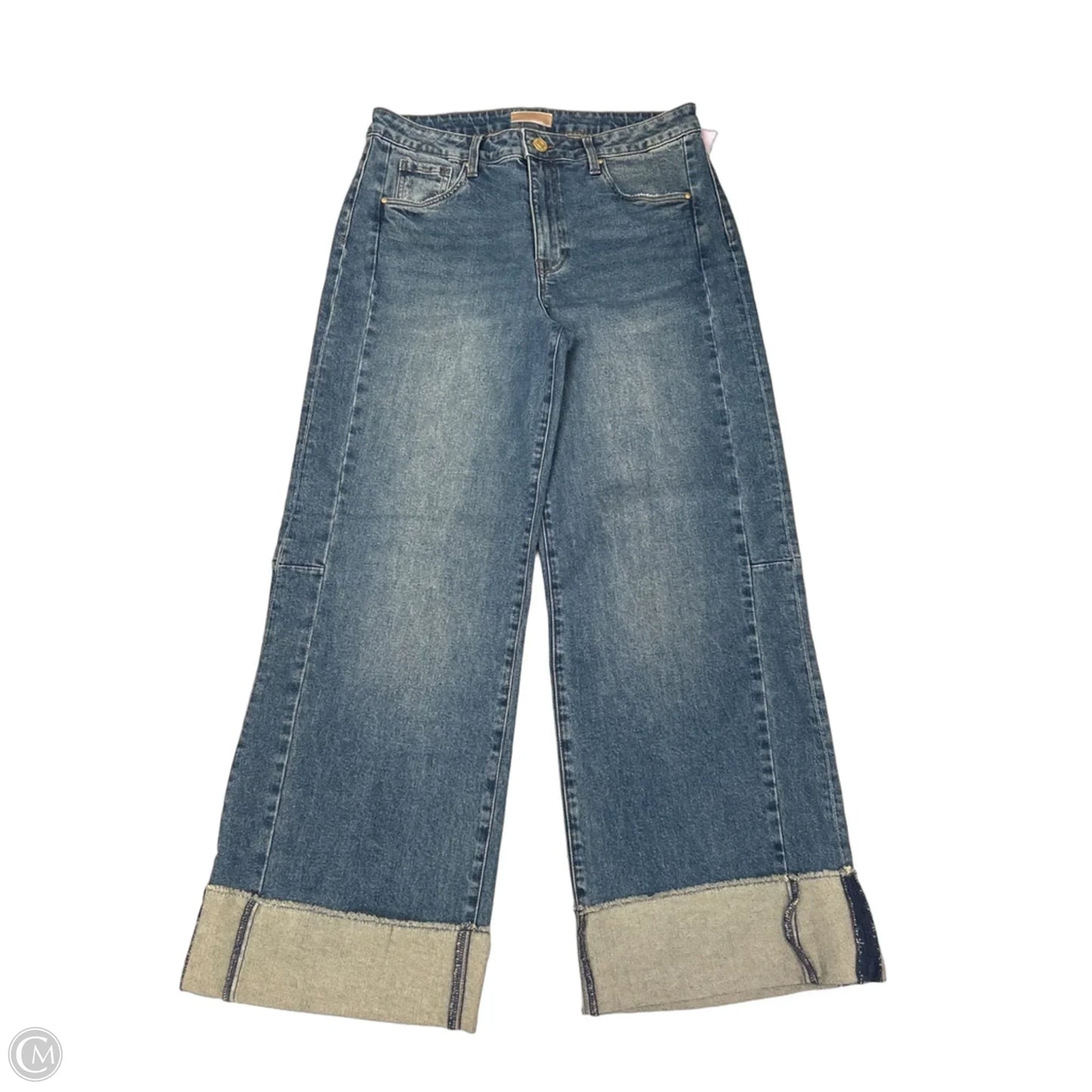 Jeans Wide Leg By Kut In Blue, Size: 10.5