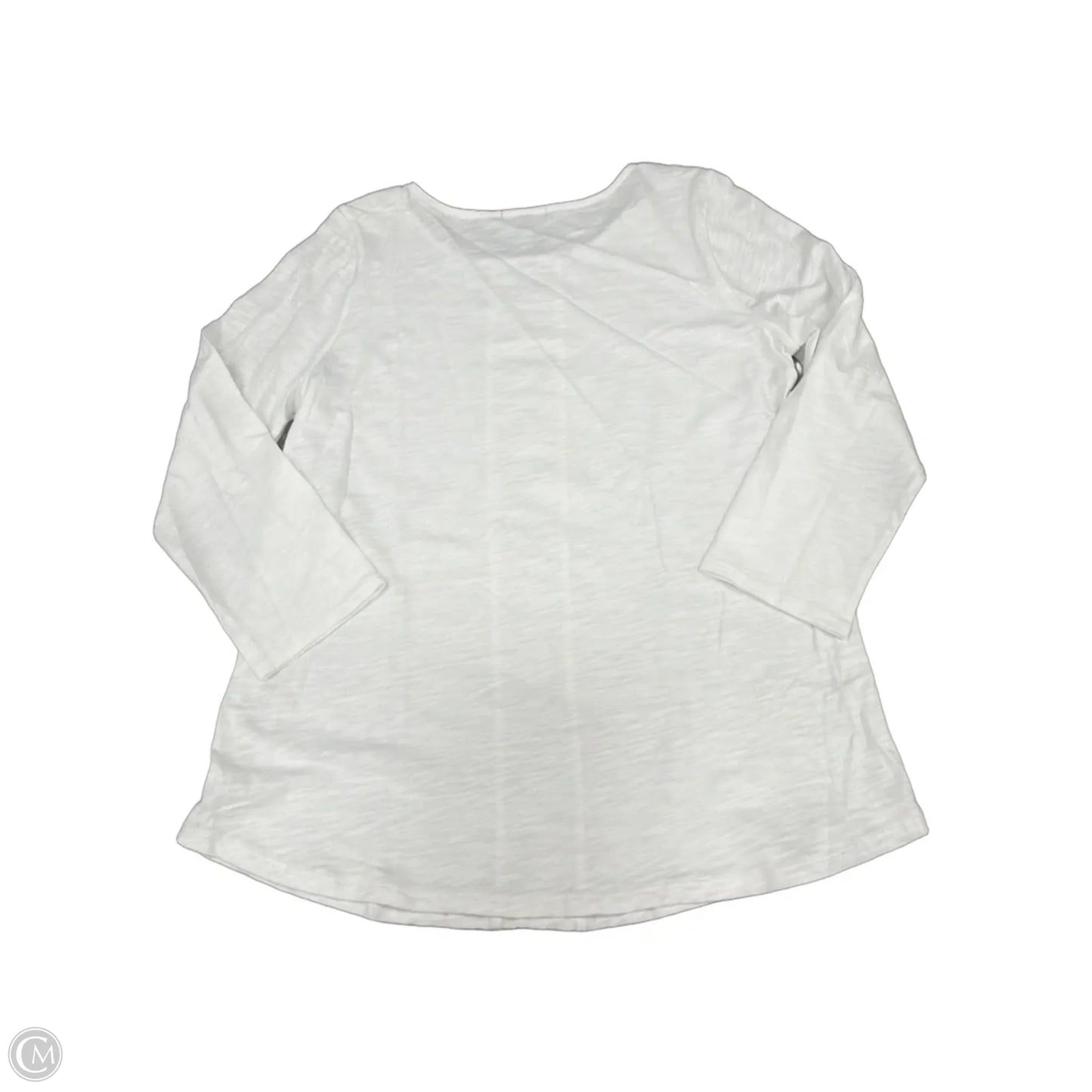 Top Long Sleeve By Habitat In White, Size: M