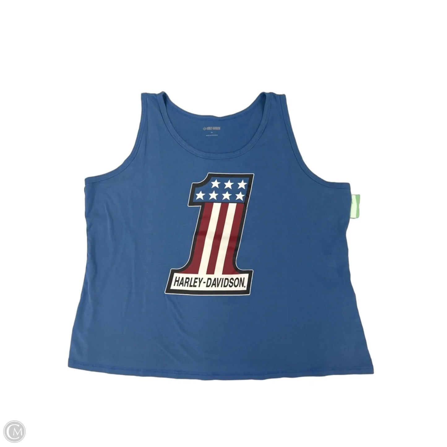 Tank Top By Harley Davidson In Blue, Size: 3x
