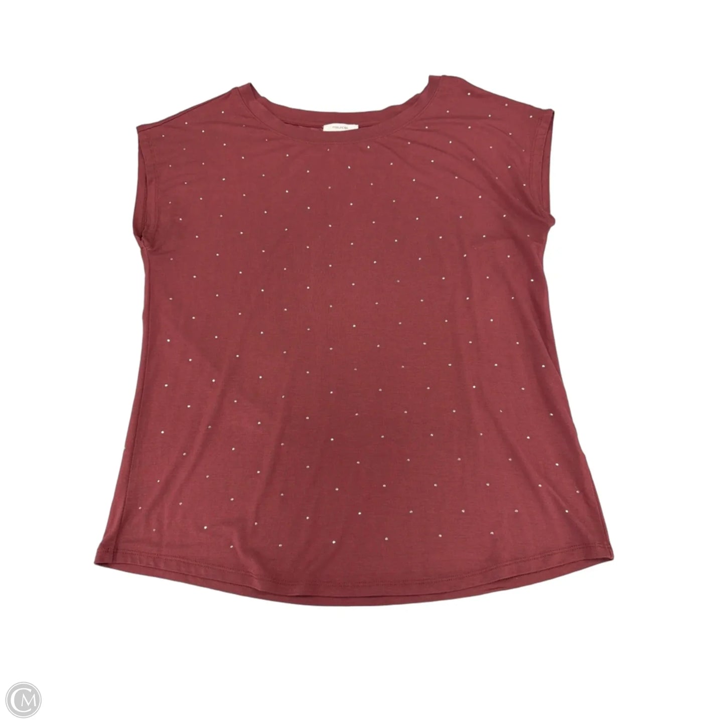 Top Sleeveless By Maurices In Red, Size: M