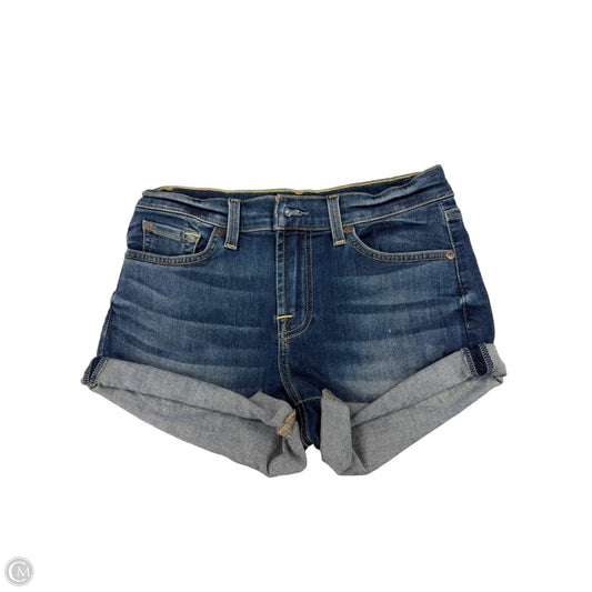 Shorts By 7 For All Mankind In Blue, Size: 0