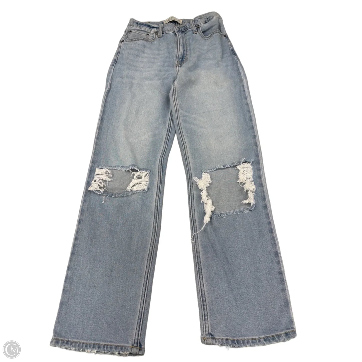 Jeans Straight By Abercrombie And Fitch In Blue, Size: 2