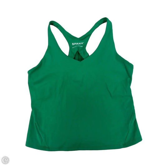 Athletic Tank Top By Spanx In Green, Size: M