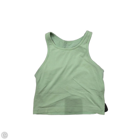 Athletic Tank Top By Lululemon In Green, Size: 8