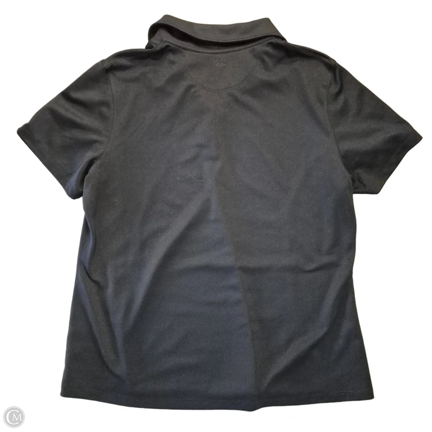 Athletic Top Short Sleeve By Cutter And Buck In Black, Size: Xl