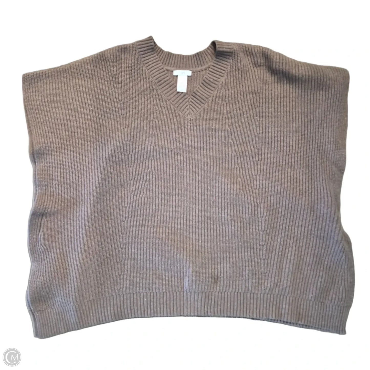 Sweater Short Sleeve By J. Jill In Brown, Size: L