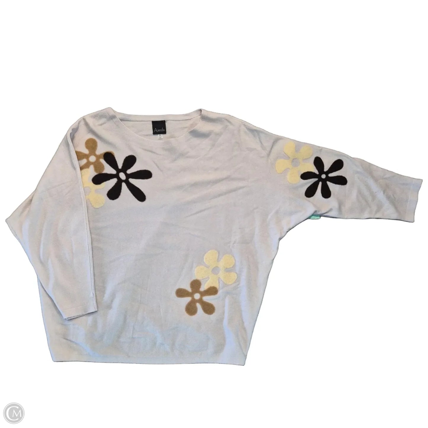 Sweater By Aaeda In Beige, Size: Xl