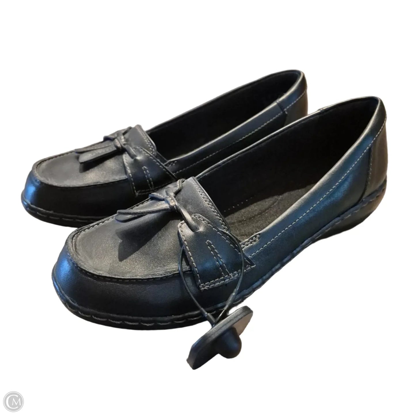 Shoes Flats By Clarks In Black, Size: 8