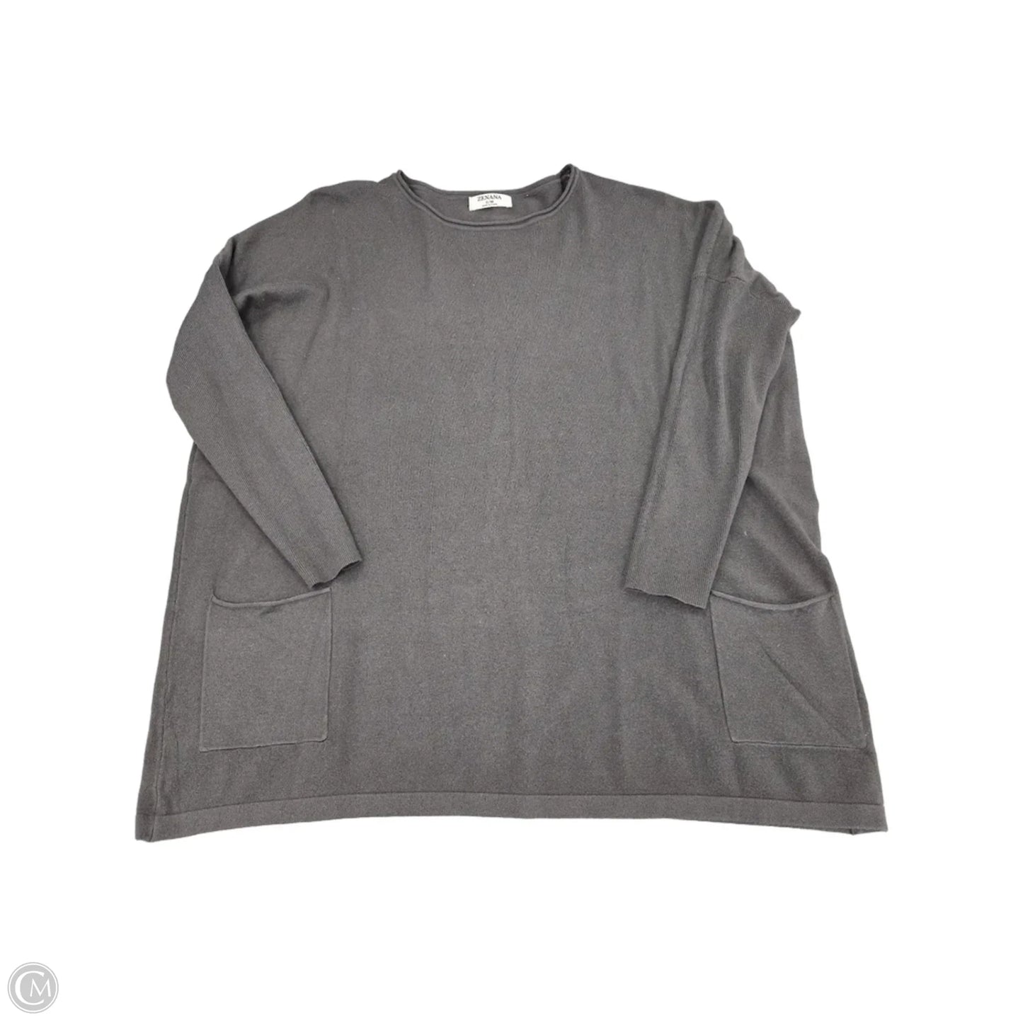 Top 3/4 Sleeve By Zenana In Green, Size: M