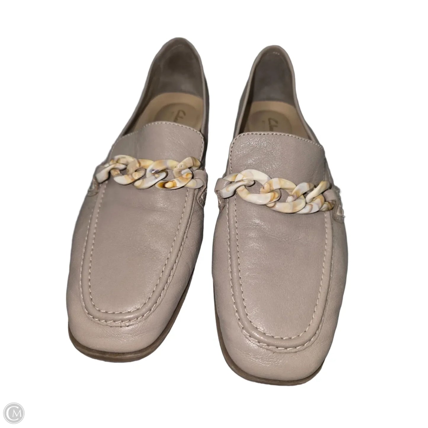 Shoes Flats By Clarks In Beige, Size: 7
