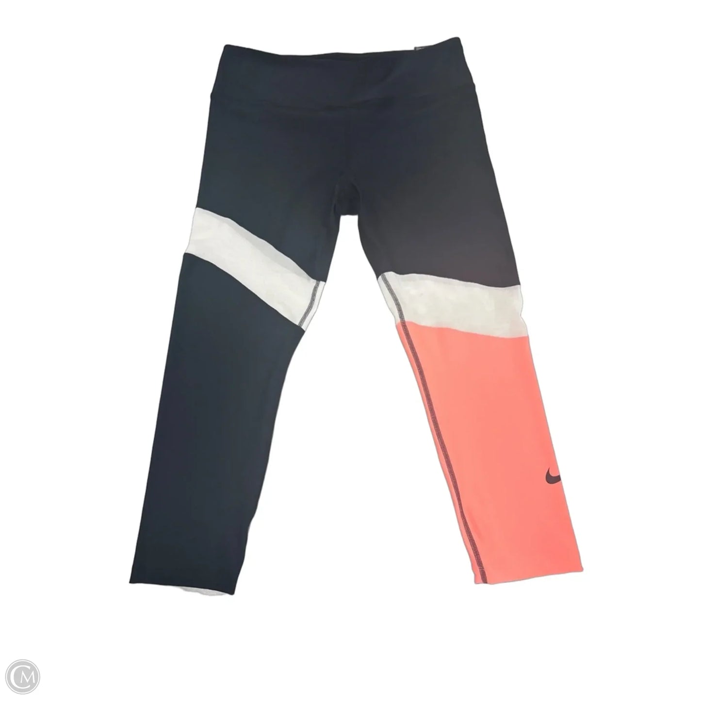 Athletic Leggings By Nike In Black, Size: L