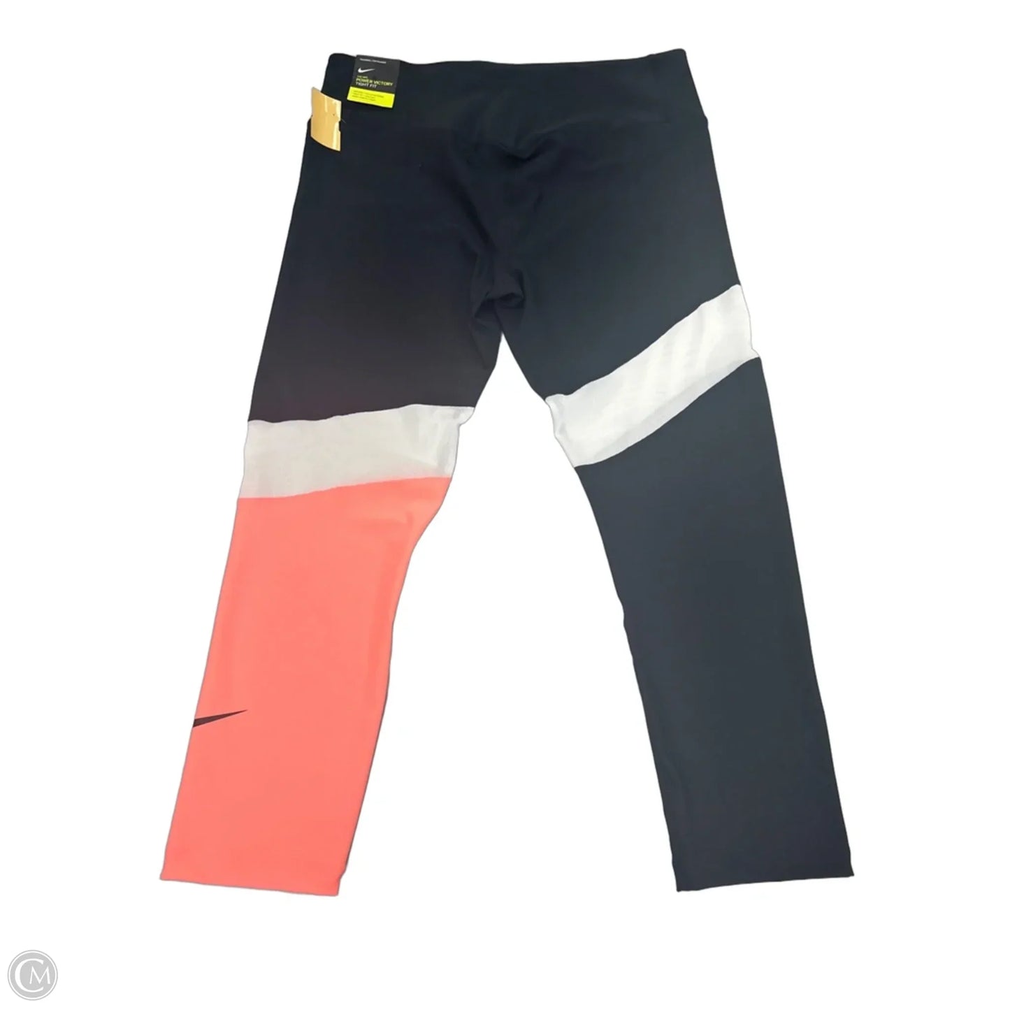 Athletic Leggings By Nike In Black, Size: L