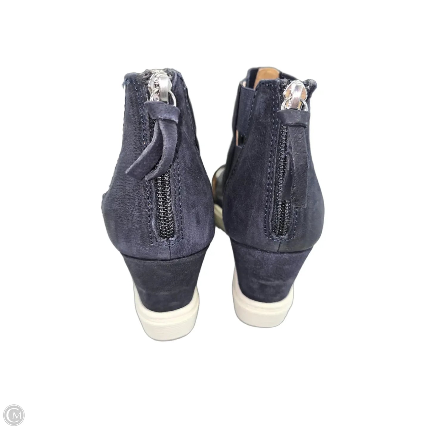 Sandals Heels Wedge By Sofft In Navy, Size: 7.5
