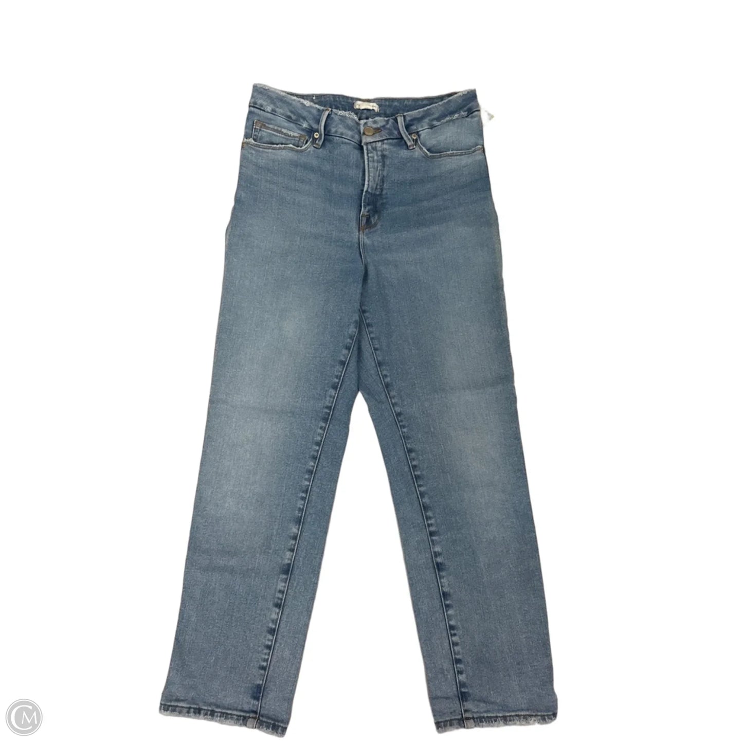Jeans Straight By Good American In Blue, Size: 10