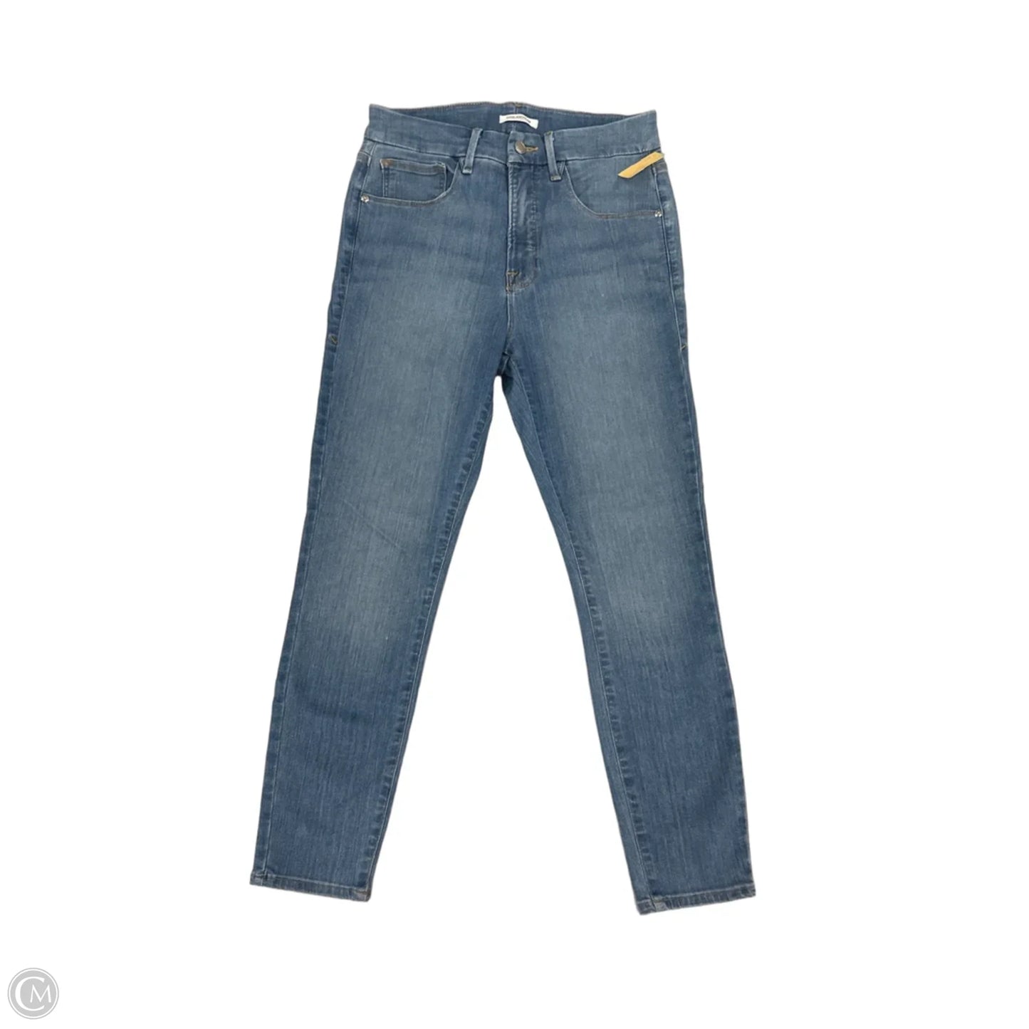 Jeans Skinny By Good American In Blue, Size: 10