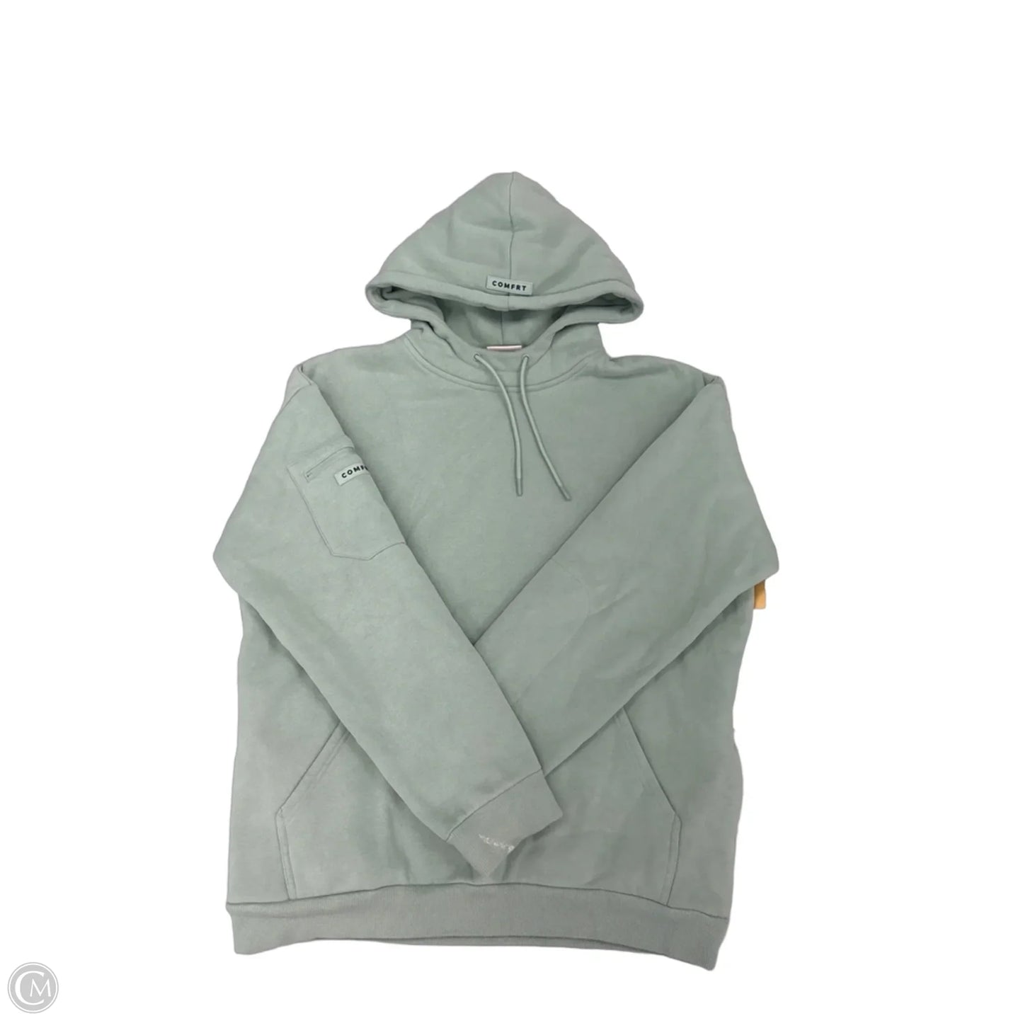 Sweatshirt Hoodie By Cmb In Green, Size: L