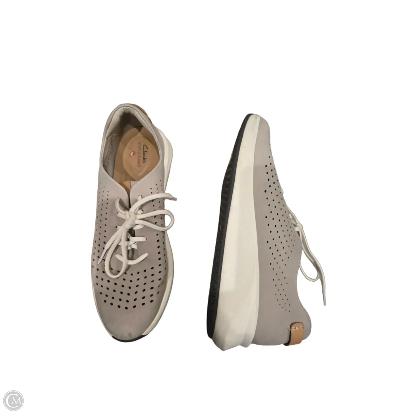 Shoes Sneakers By Clarks In Beige, Size: 7.5