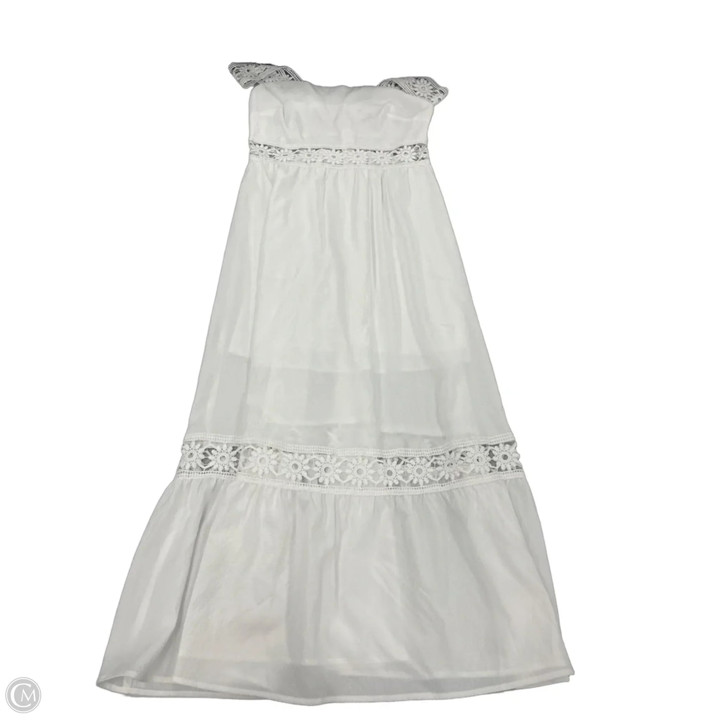 Dress Casual Maxi By Cme In White, Size: M