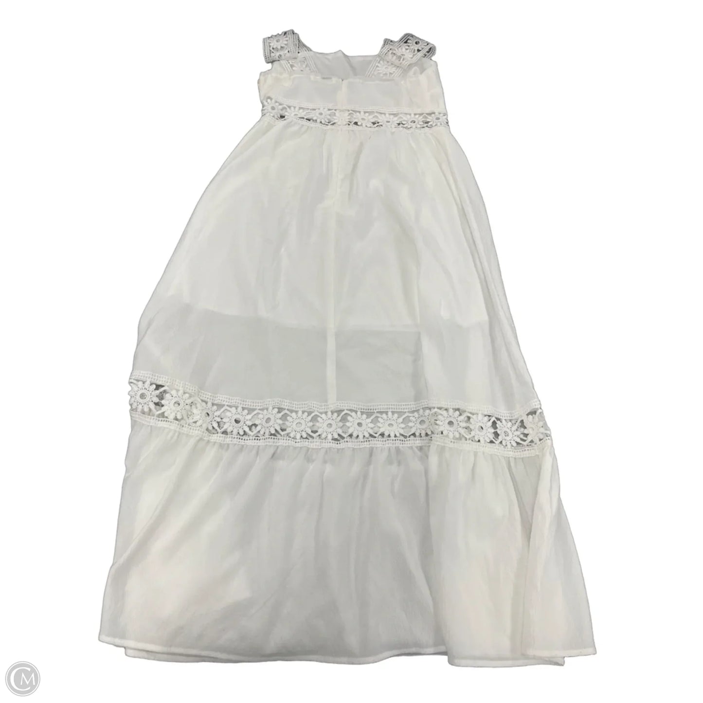Dress Casual Maxi By Cme In White, Size: M