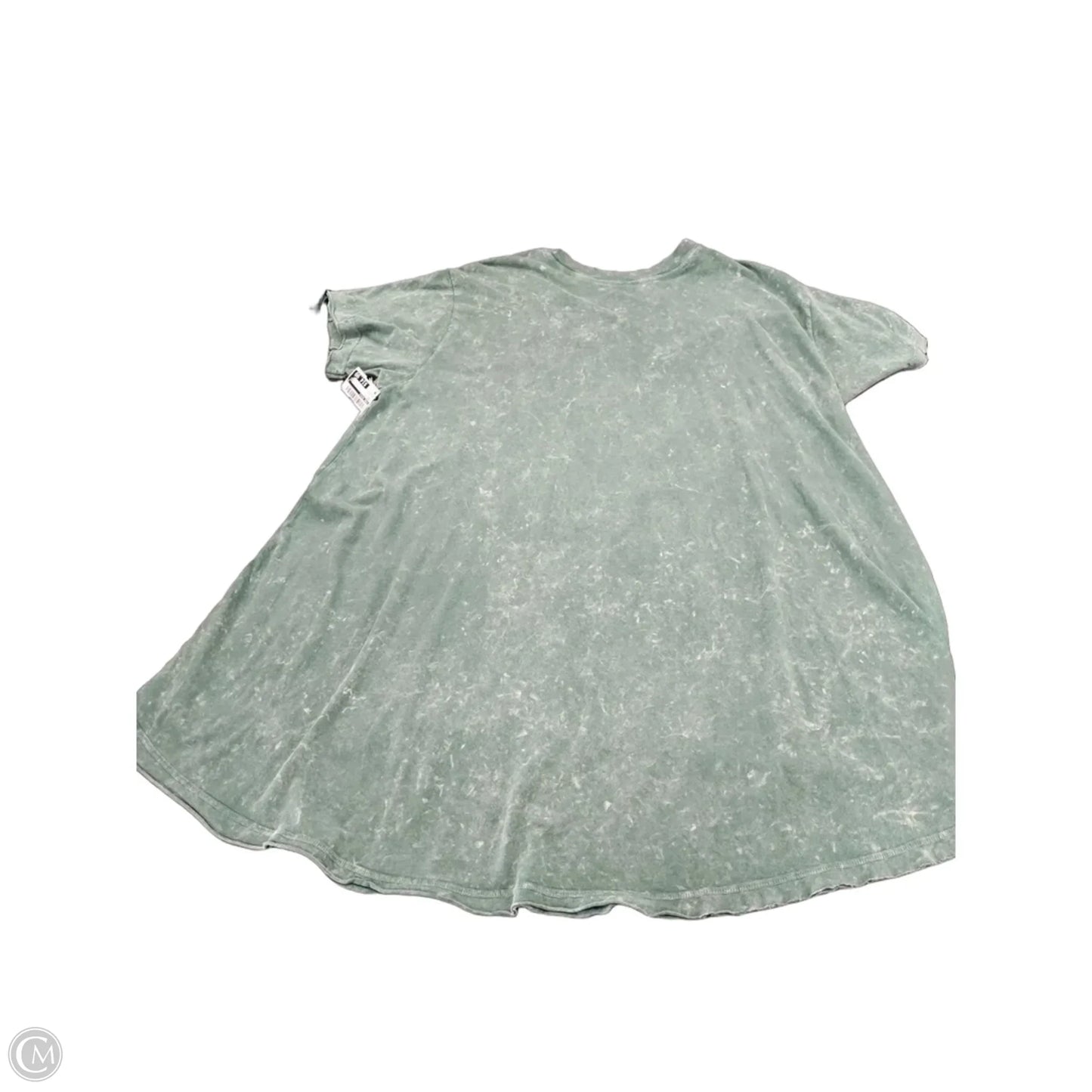 Tunic Short Sleeve By Free People In Green, Size: S