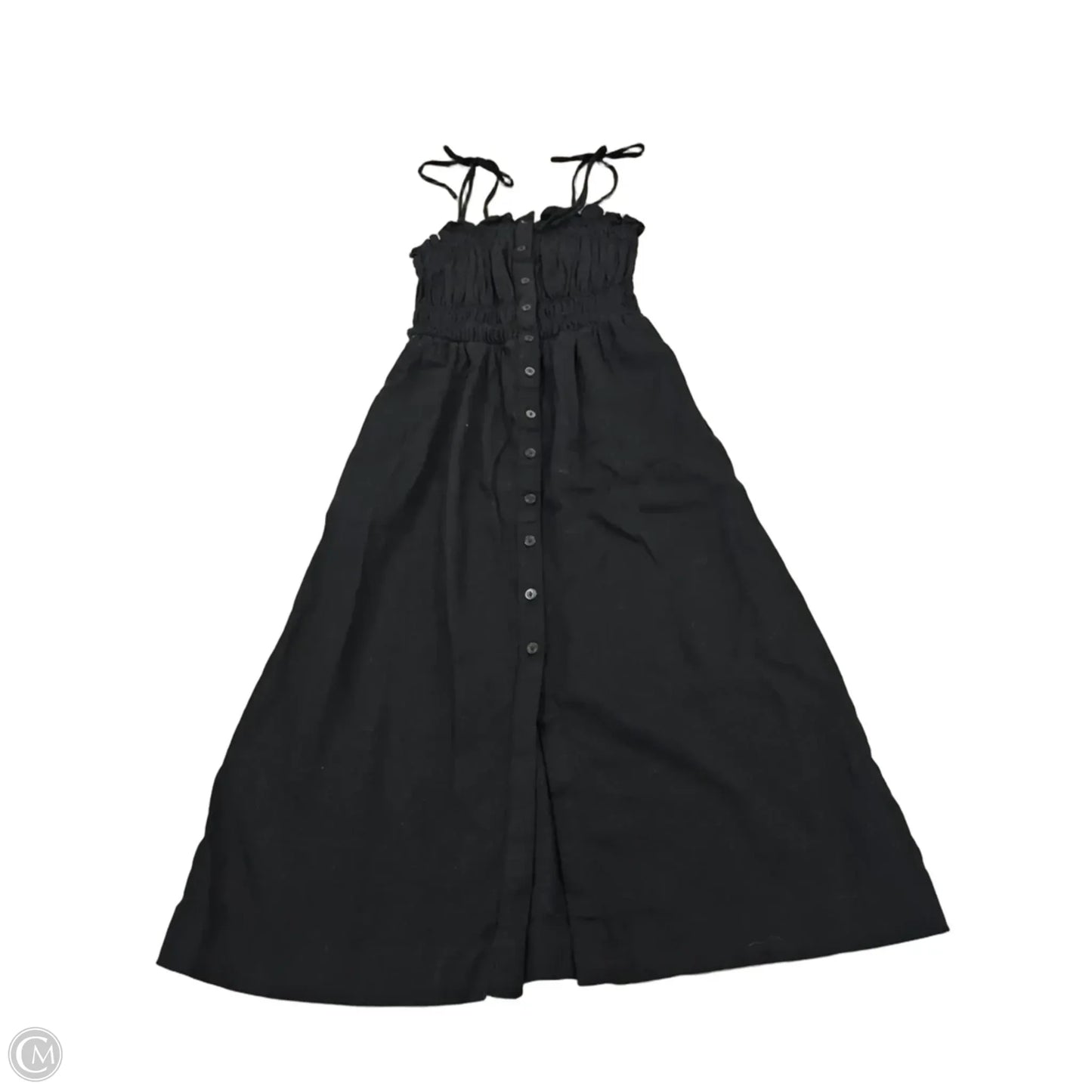 Dress Casual Midi By Universal Thread In Black, Size: Xs