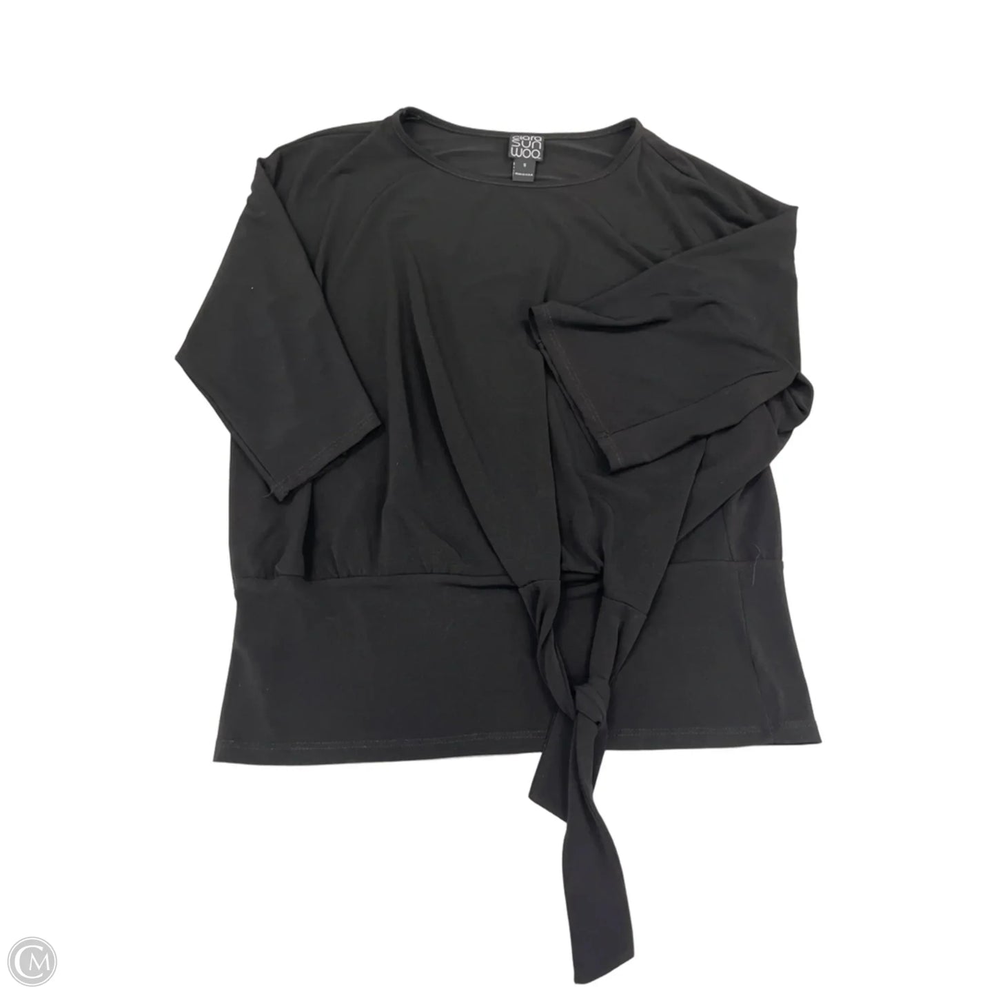 Top Short Sleeve By Clara Sun Woo In Black, Size: S