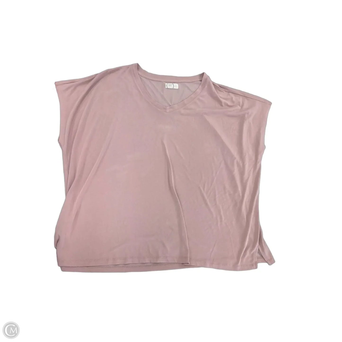 Top Short Sleeve By Maurices In Pink, Size: 2x