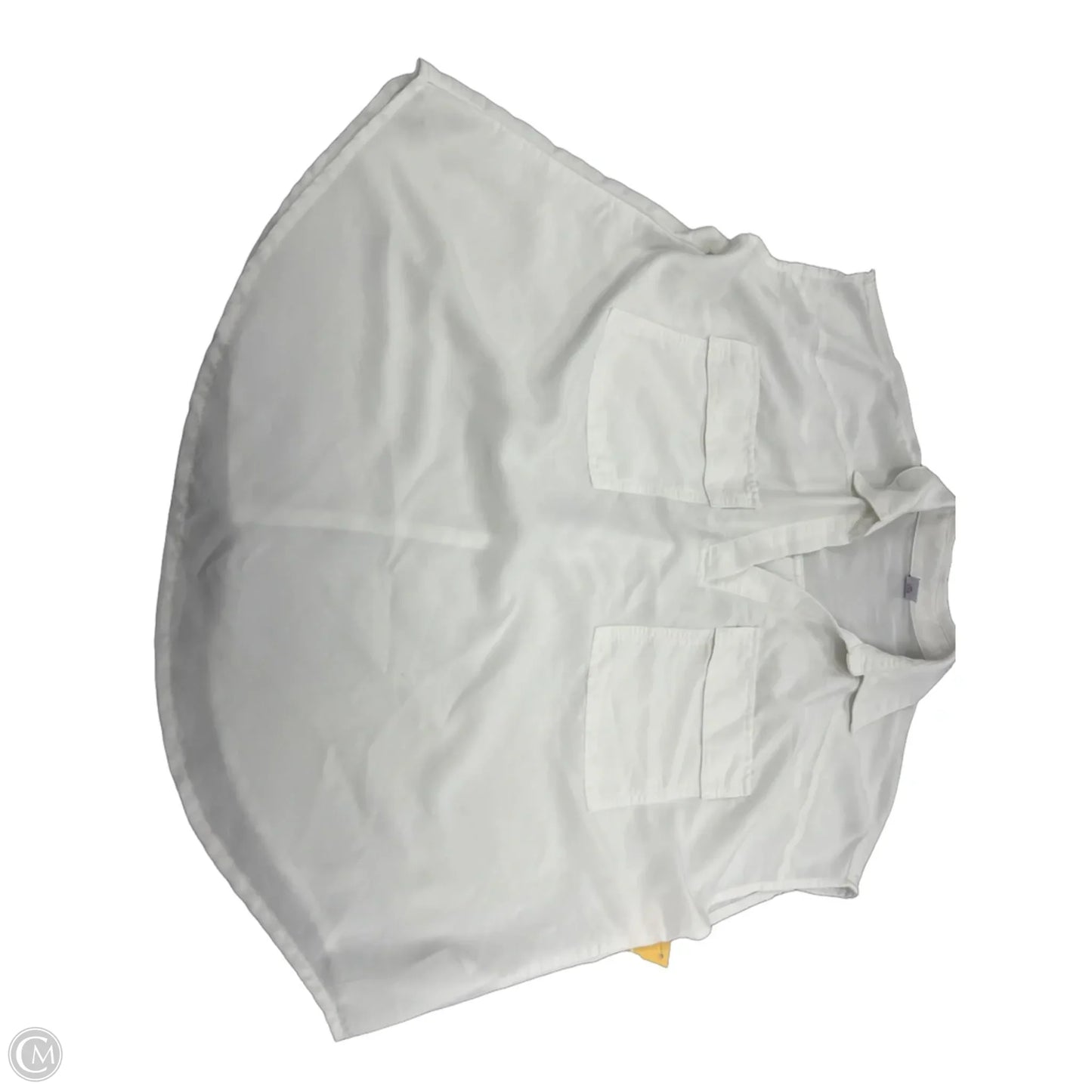 Top Short Sleeve By Old Navy In White, Size: M