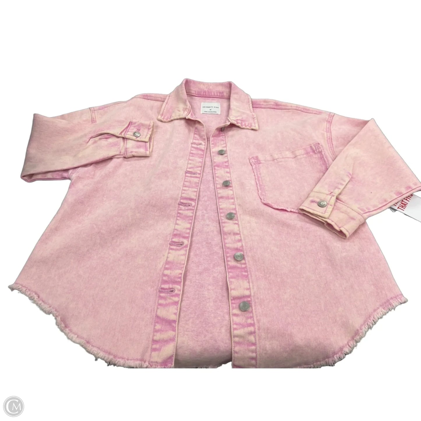 Jacket Denim By Celebrity Pink In Pink, Size: M
