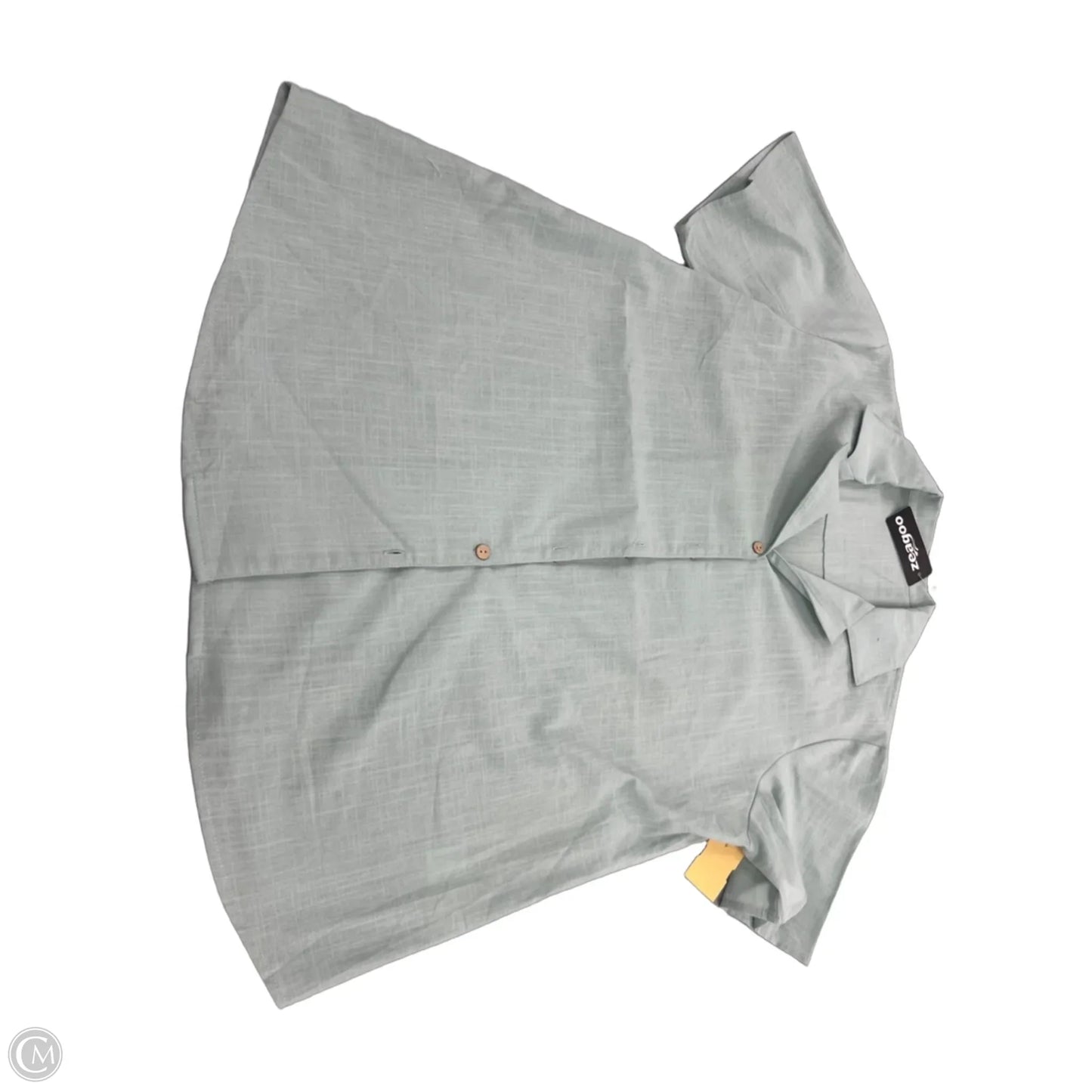 Top Short Sleeve By Zeagoo In Green, Size: L