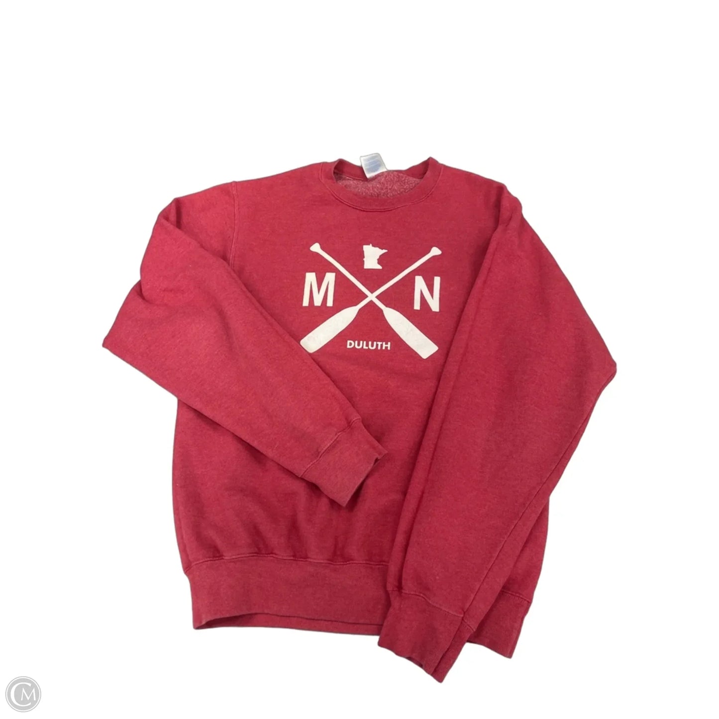 Sweatshirt Crewneck By Port & Company In Red, Size: S