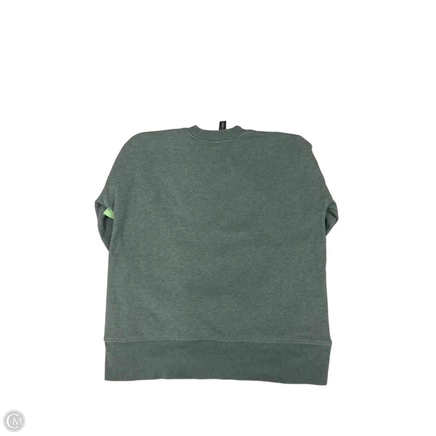 Sweatshirt Crewneck By Kirkland In Green, Size: M