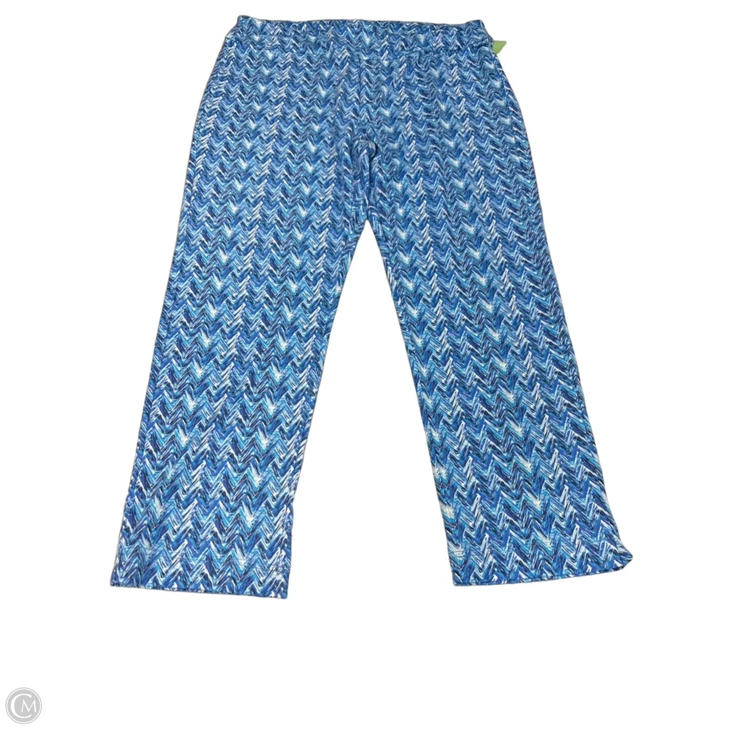 Athletic Leggings By Lulu B In Blue, Size: Xl