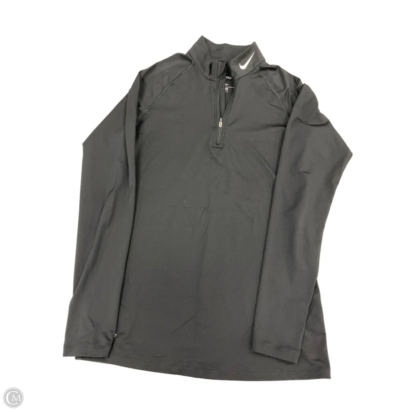 Athletic Jacket By Nike Apparel In Black, Size: M
