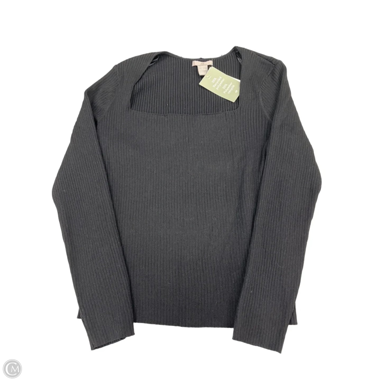 Sweater By H&m In Black, Size: L