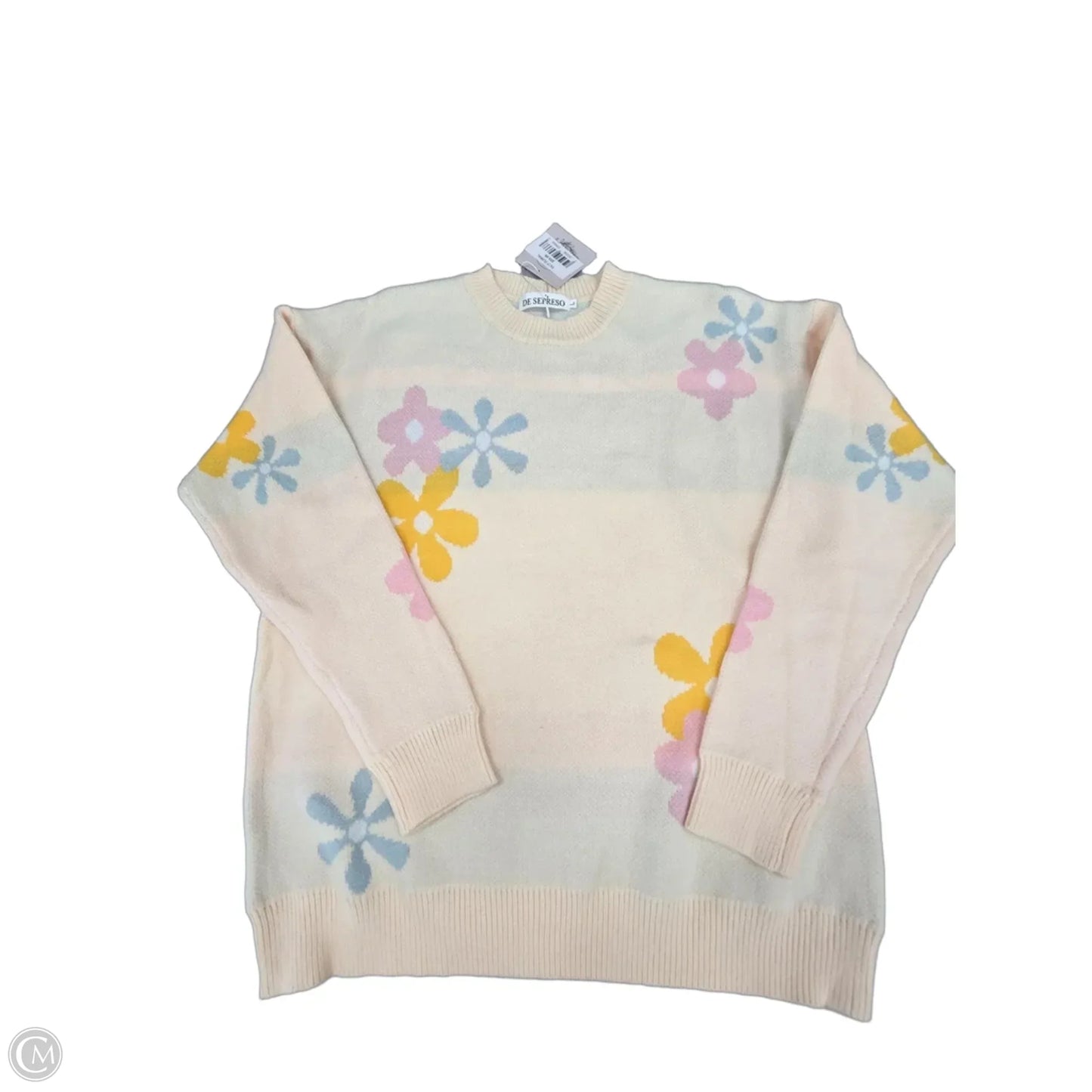 Sweater By Cme In Floral Print, Size: L