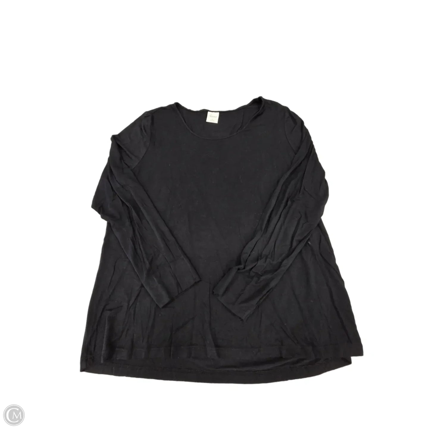 Top 2pc Long Sleeve By Soma In Black & White, Size: L