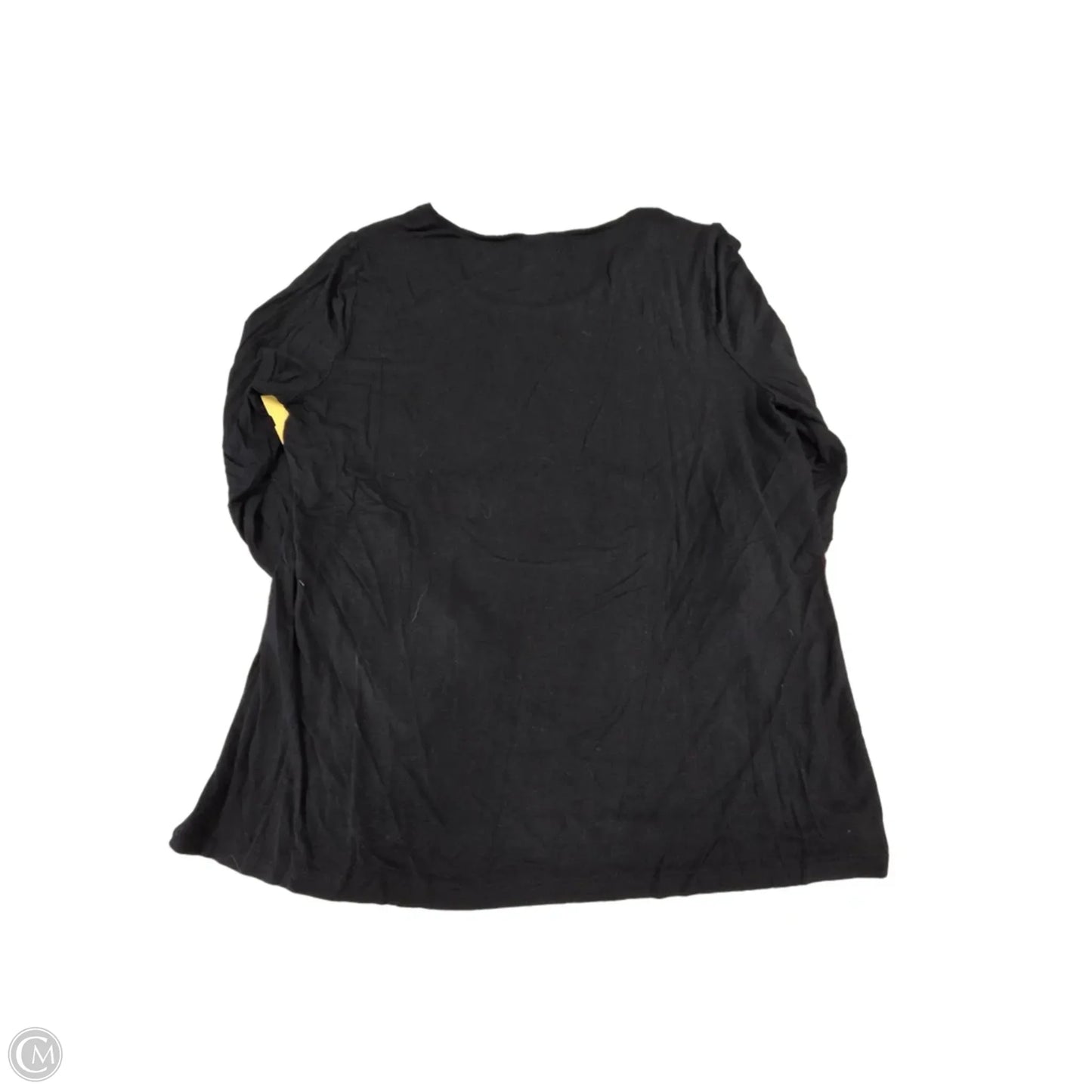 Top 2pc Long Sleeve By Soma In Black & White, Size: L